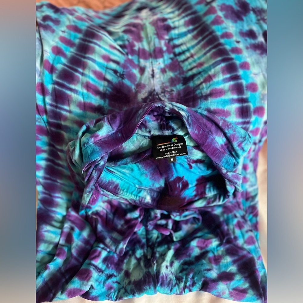 Awesomeness Designs Colorful Tie Dye Halter Maxi Dress